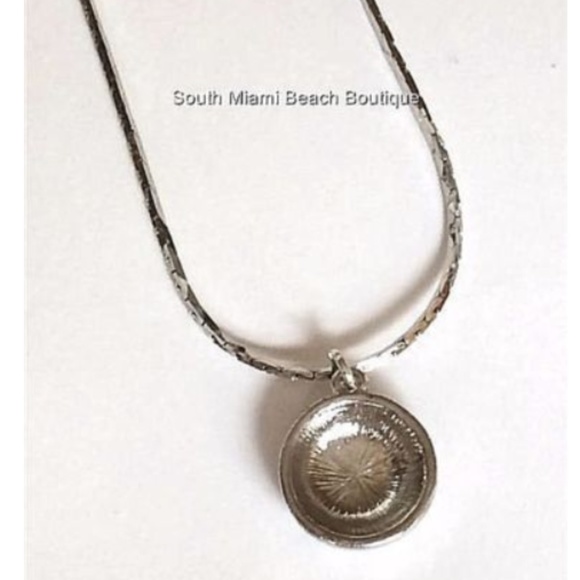 Silver Crystal Basketball Necklace Sports Mom 19" Ball Plated USA Seller - Picture 5 of 9